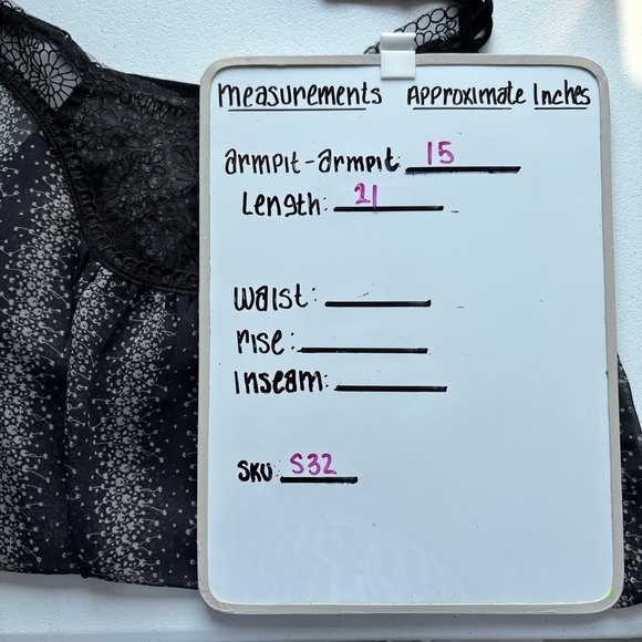 Costa Blanca Women's Size XS Sheer Tank Lace Dark Romantic Layered Whimsigoth - Picture 12 of 12